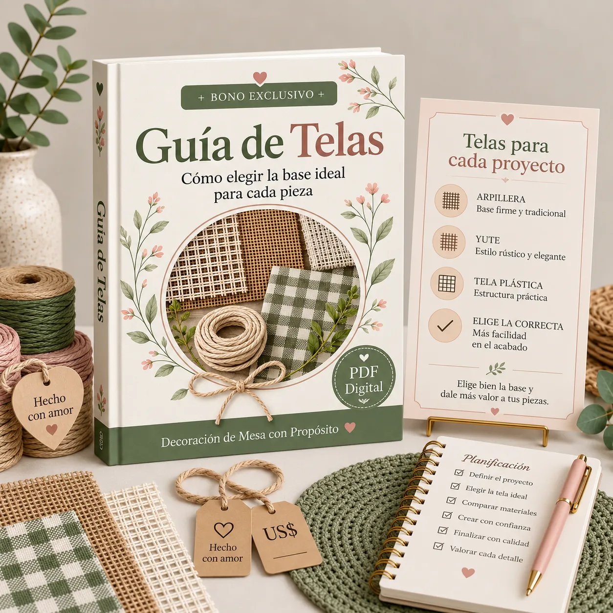Guía de Telas y Cordones