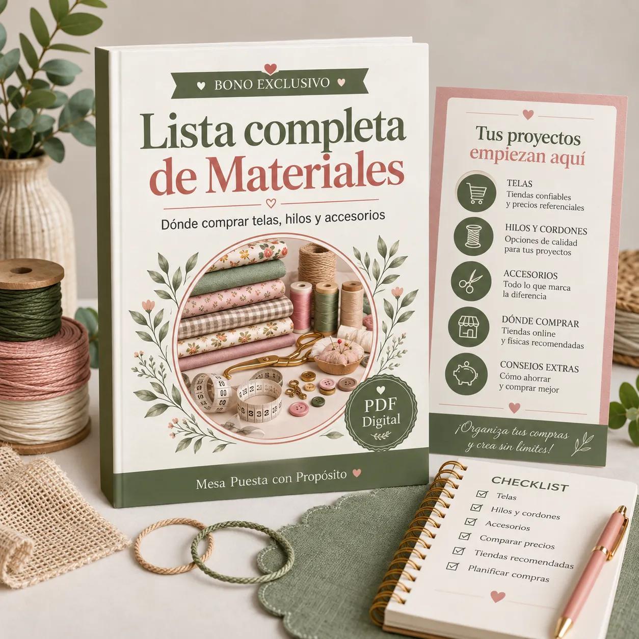 Lista Completa de Materiales 

